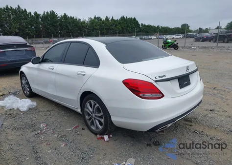 2017 Mercedes-Benz C 300 4Matic from USA, damaged, VIN 55SWF4KB0HU192384